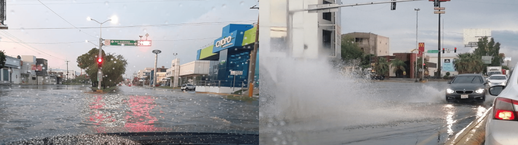 Ejemplificación de las problemáticas entorno a inundaciones pluviales en Torreón.