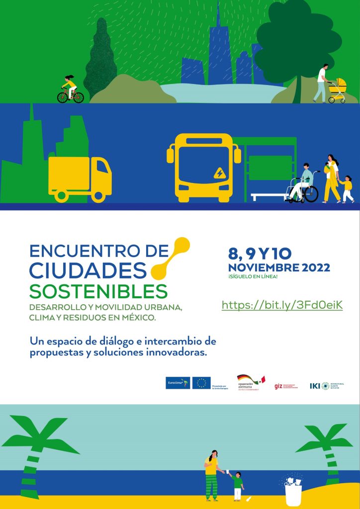 Cartel Encuentro de Ciudades Sostenibles.